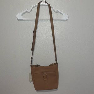Lucky Brand Cross-Body Brown Leather Purse